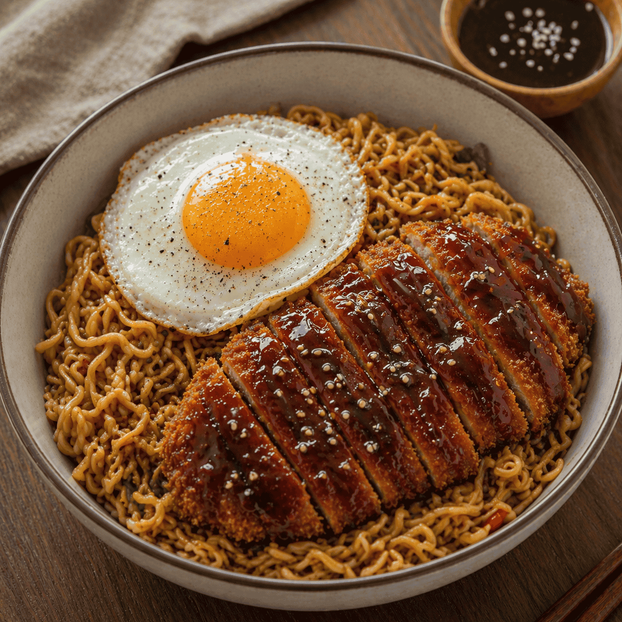 Katsu Indomie Bowl BBQ Rice Bowl Boss